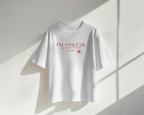 Dyslexic : Oversized White T-shirt